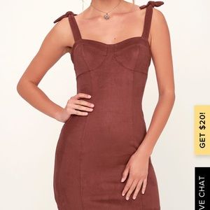 Intimately Free People tie sleeve mini dress SZ S